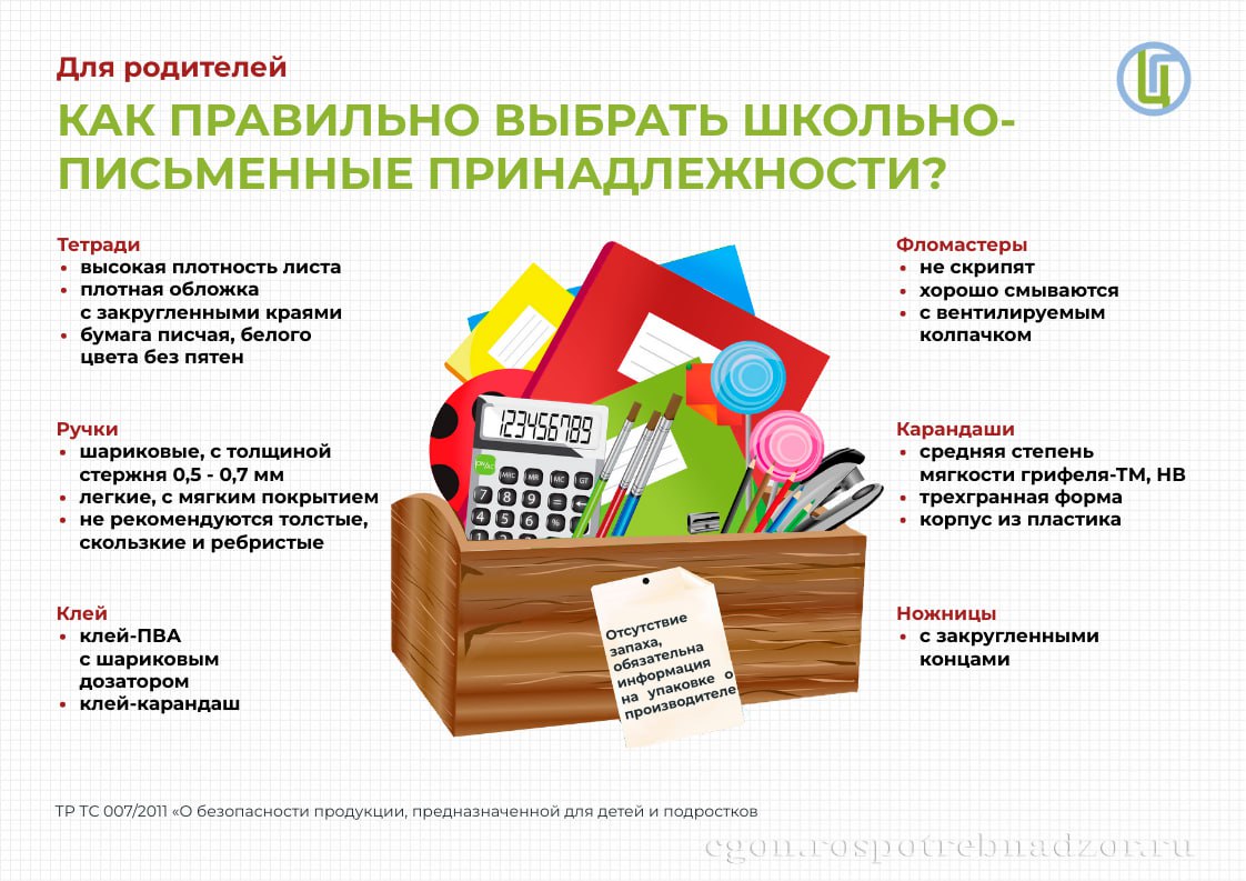 Необходимая канцелярия.